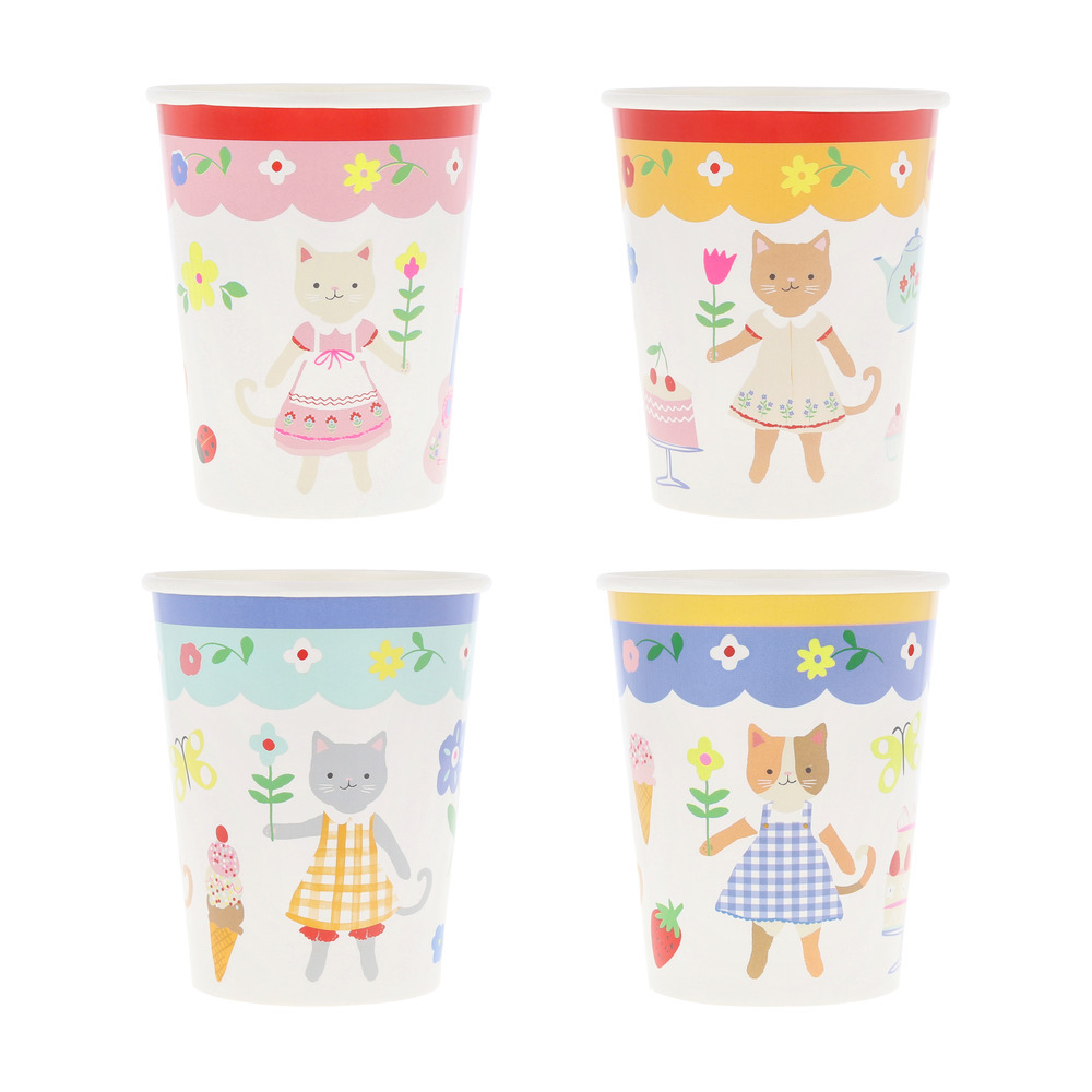 Picture of Kitten Club Cups (x 8)