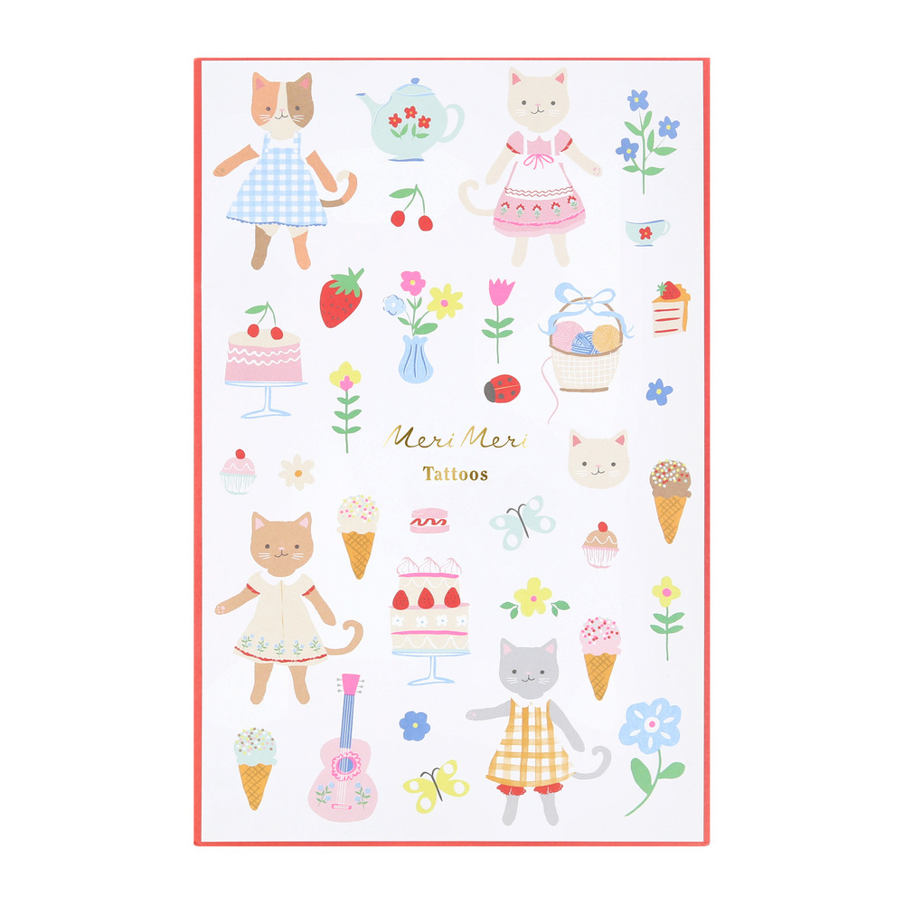 Picture of Kitten Club Temporary Tattoos (x 2 sheets)