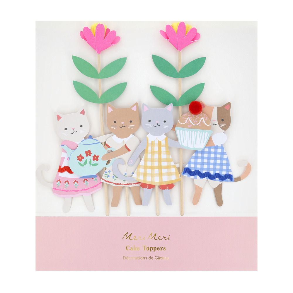 Picture of Kitten Club Cake Toppers (x 4)