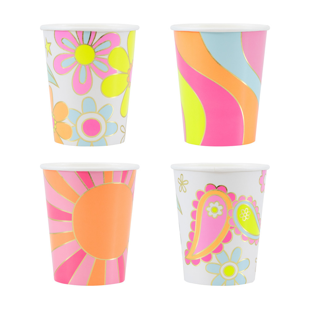 Picture of Flower Power Cups (x 8)