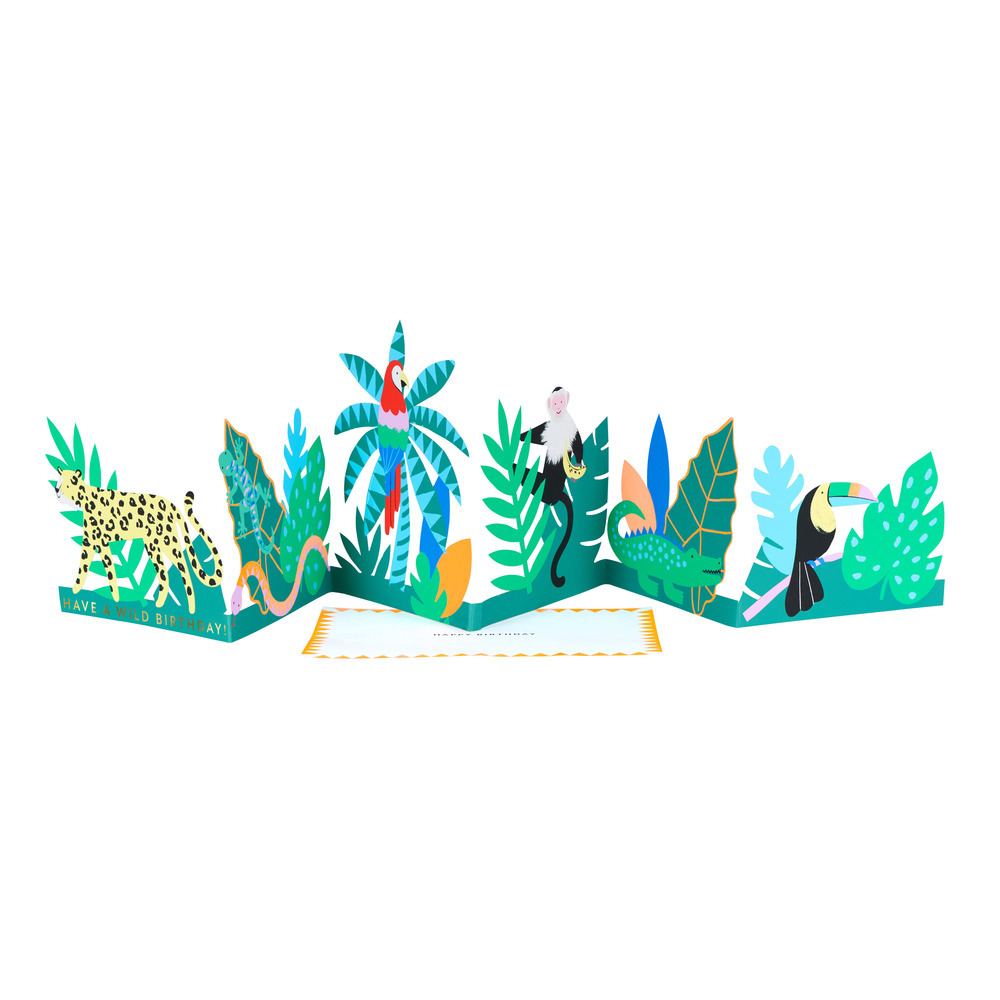 Picture of Jungle Jamboree Concertina Card