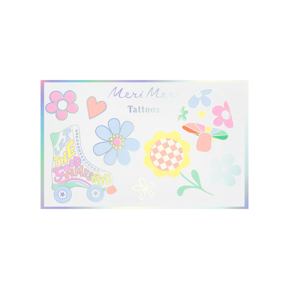 Picture of Groovy Temporary Tattoos