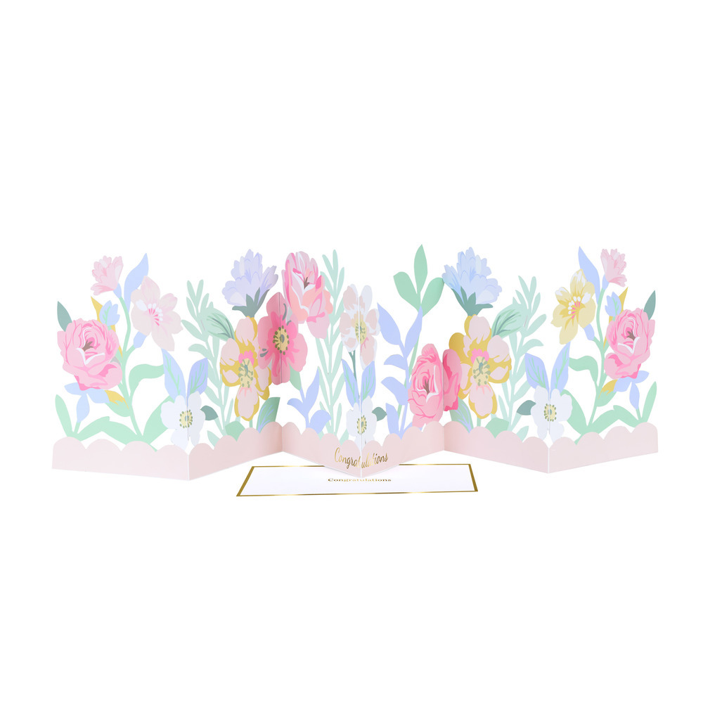 Picture of Floral Congratulations Concertina Card