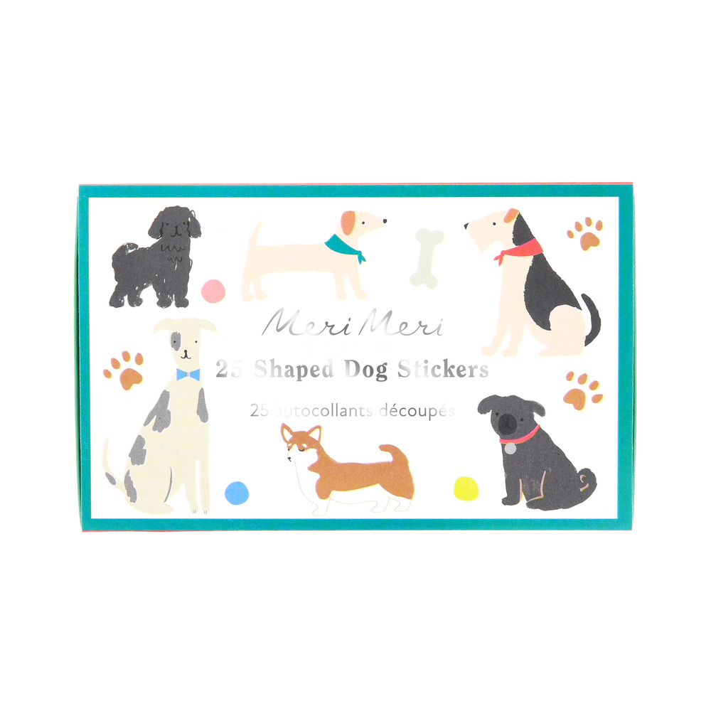 Picture of Dog Shaped Stickers (x 25 stickers)