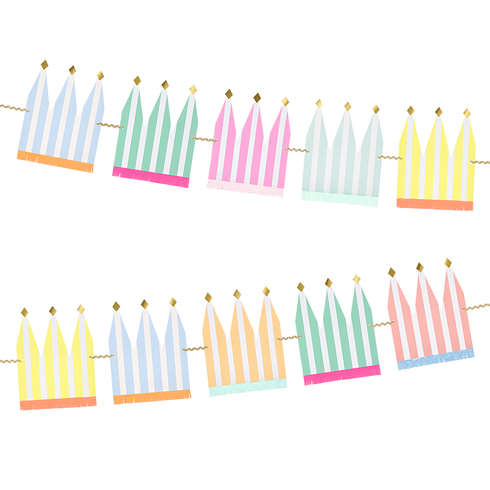 Picture of DIY Photo Party Crown Garland