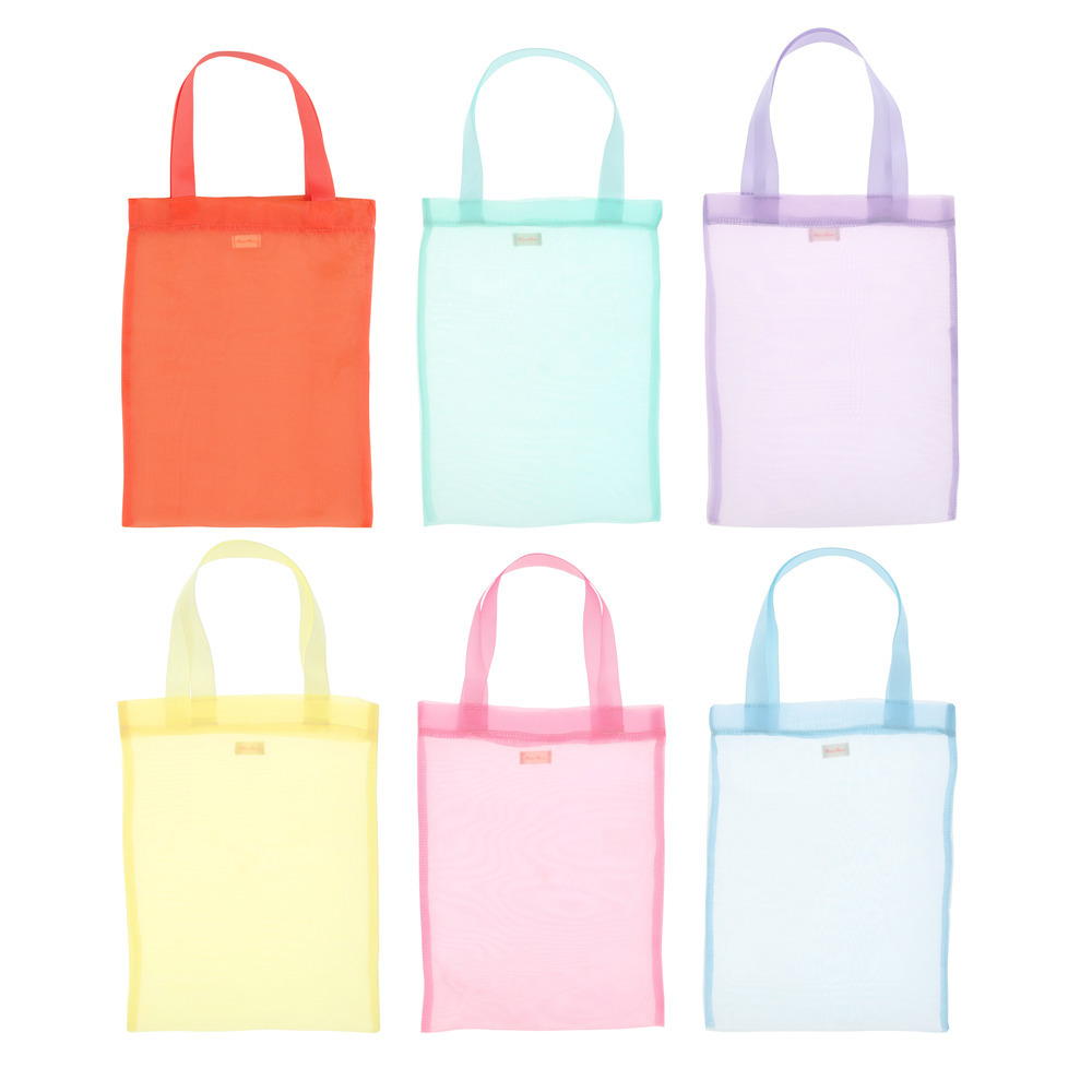 Picture of Rainbow Organza Party Bags (x 6)