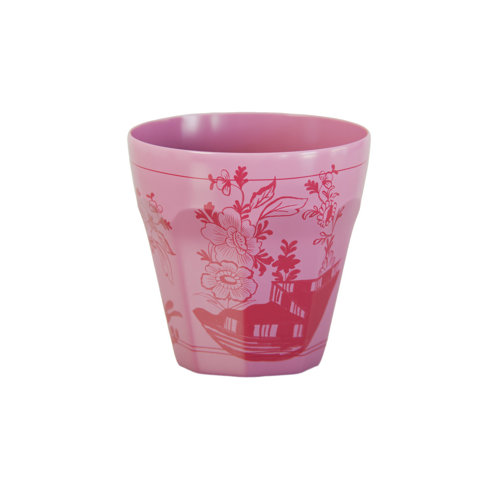 Picture of Pink Vintage Botanical Reusable Cups (x 4)