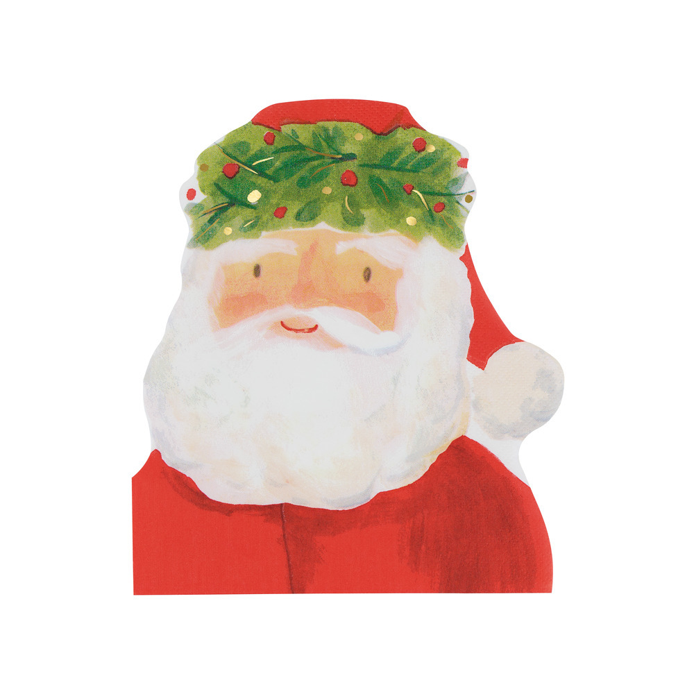 Picture of Santa Head Napkins (x 16)
