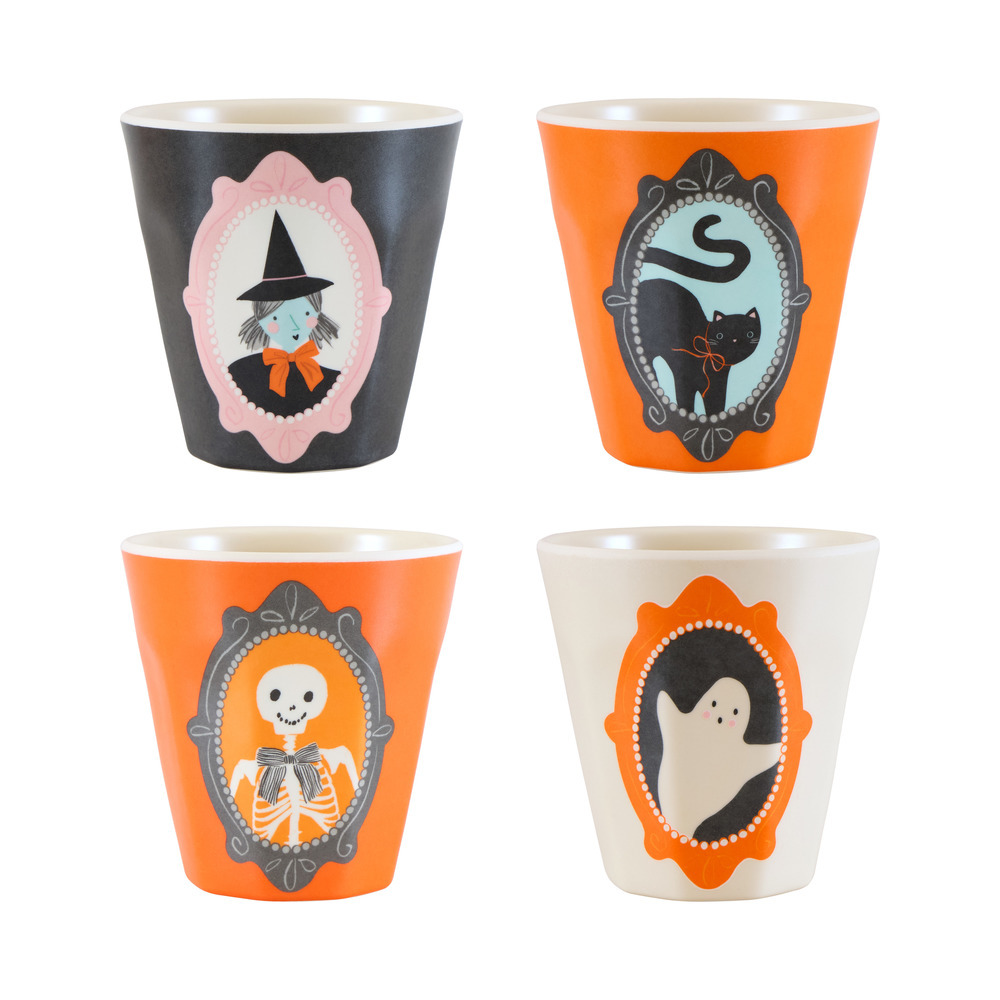 Picture of Halloween Portrait Reusable Cups (x 4)
