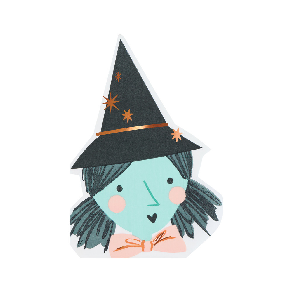 Picture of Witch Shaped Napkins (x 16)