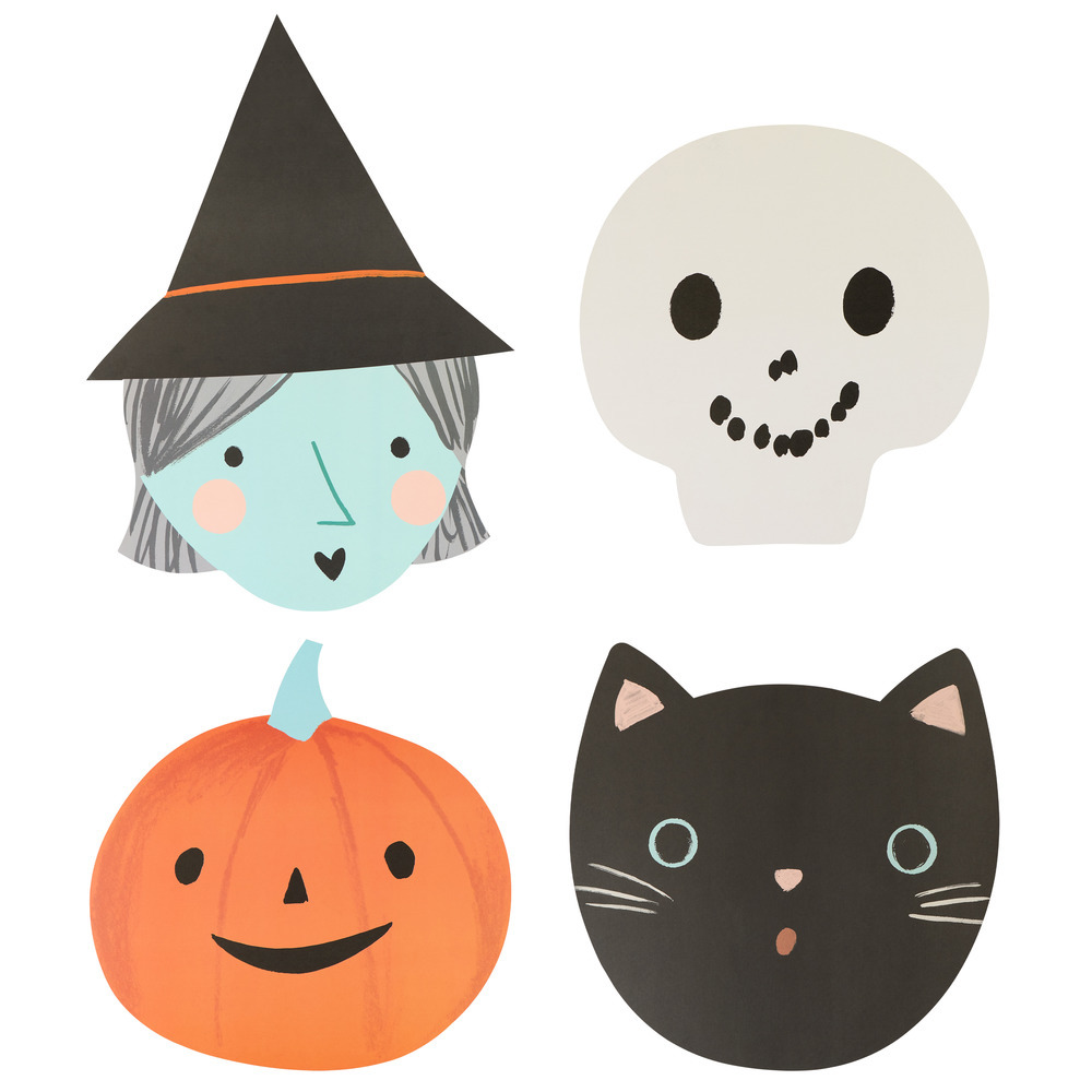 Picture of Halloween Heads Placemats (x 12)
