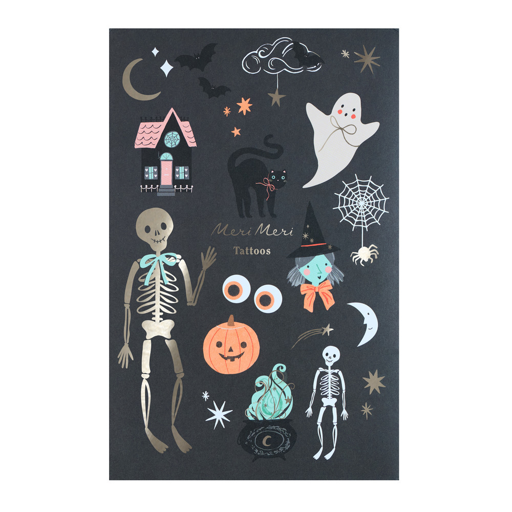 Picture of Halloween Icons Temporary Tattoos (x 2 sheets)