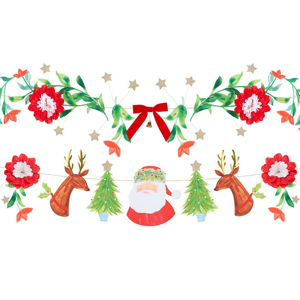 Picture of Foliage & Character Garland Set