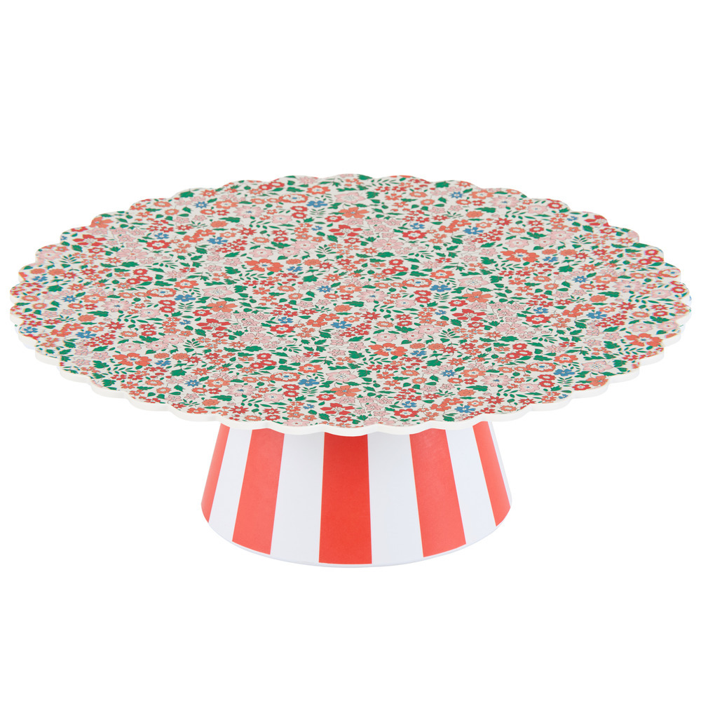 Picture of Meri Meri x Liberty Red Sweet Meadow Cake Stand