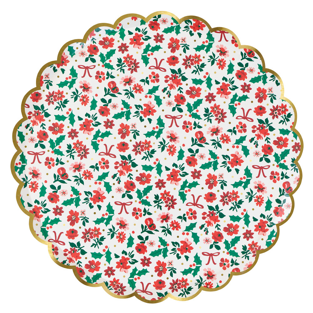 Picture of Holly Ditsy Dinner Plates (x 8)