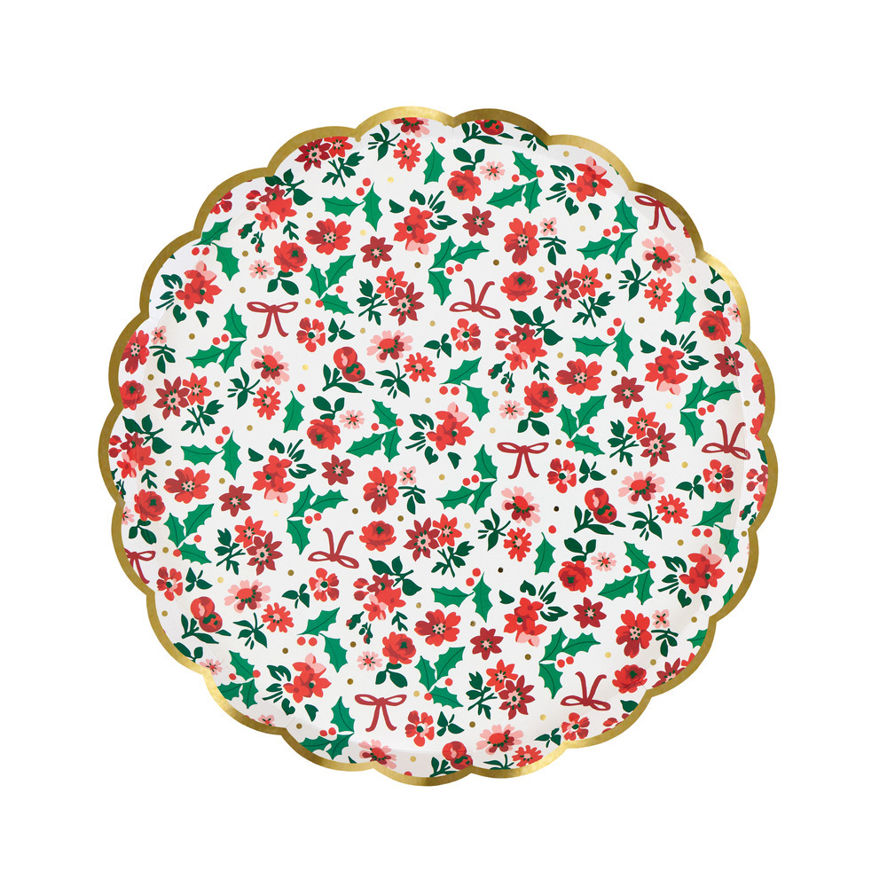 Picture of Holly Ditsy Side Plates (x 8)