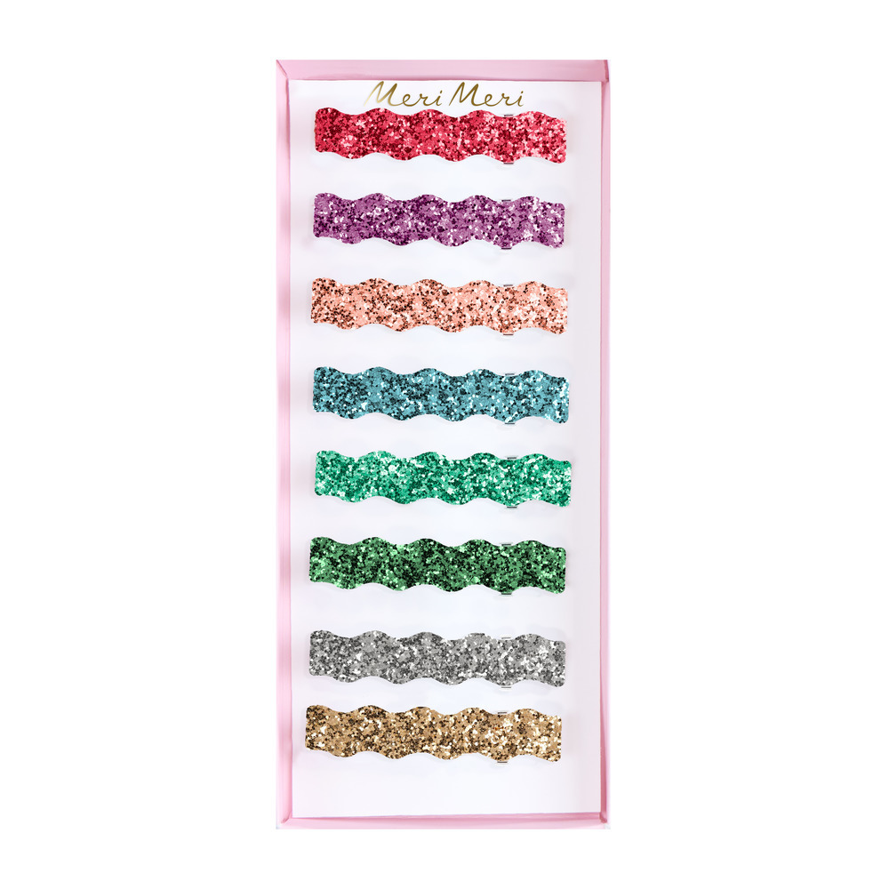 Picture of Glitter Hair Clips (x 8)