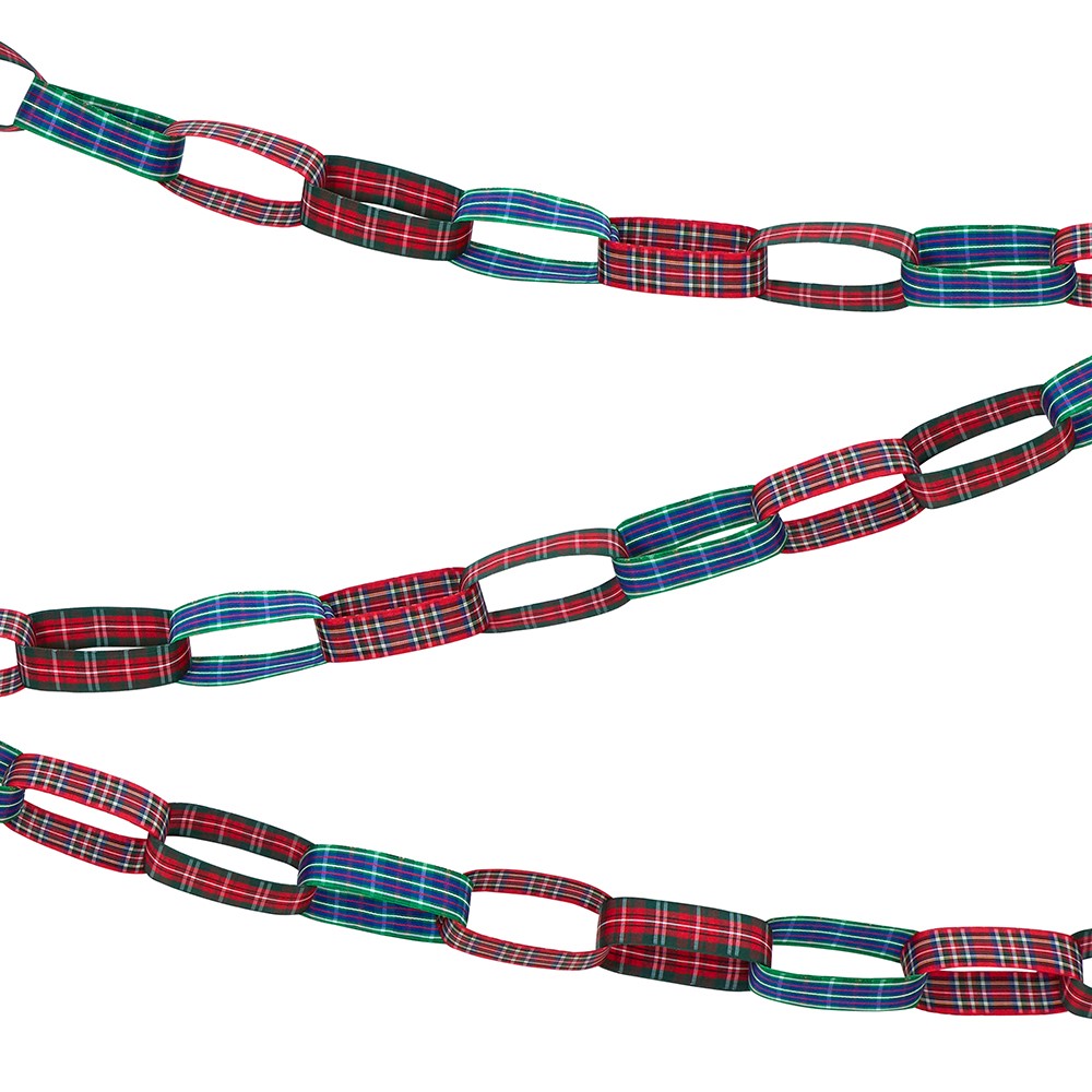Picture of Plaid Chain Link Garland