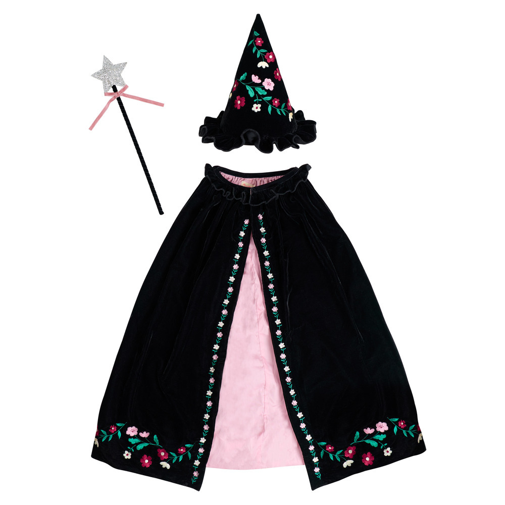 Picture of Embroidered Velvet Witch Costume