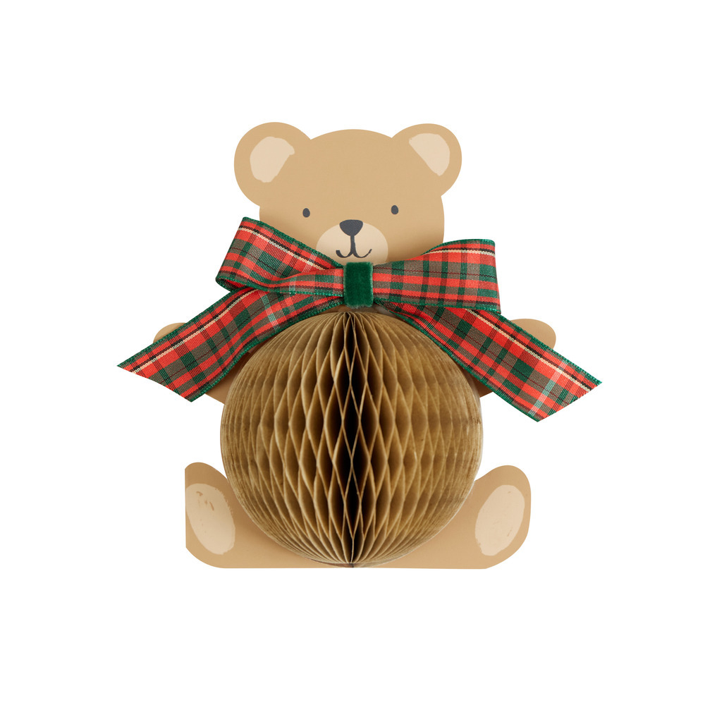 Picture of Teddy Bear Honeycomb Card