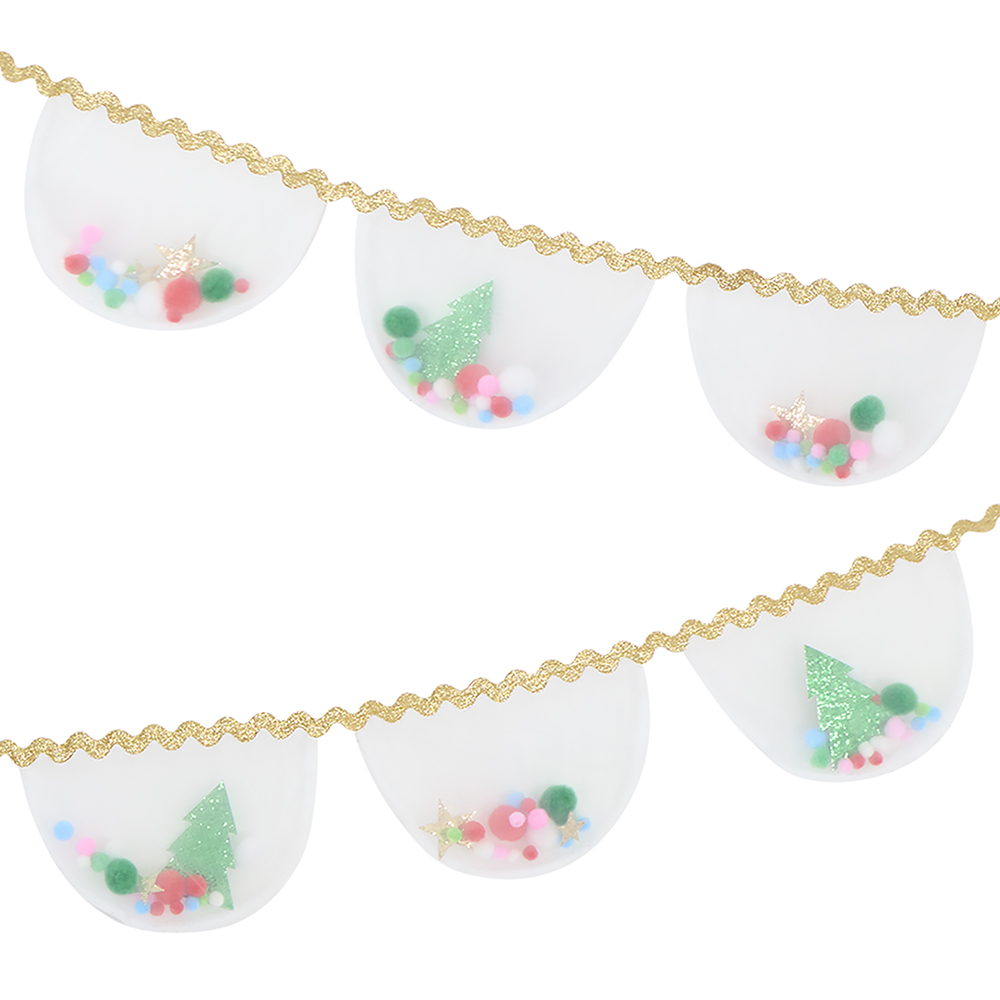 Picture of Organza Christmas Pompom Garland