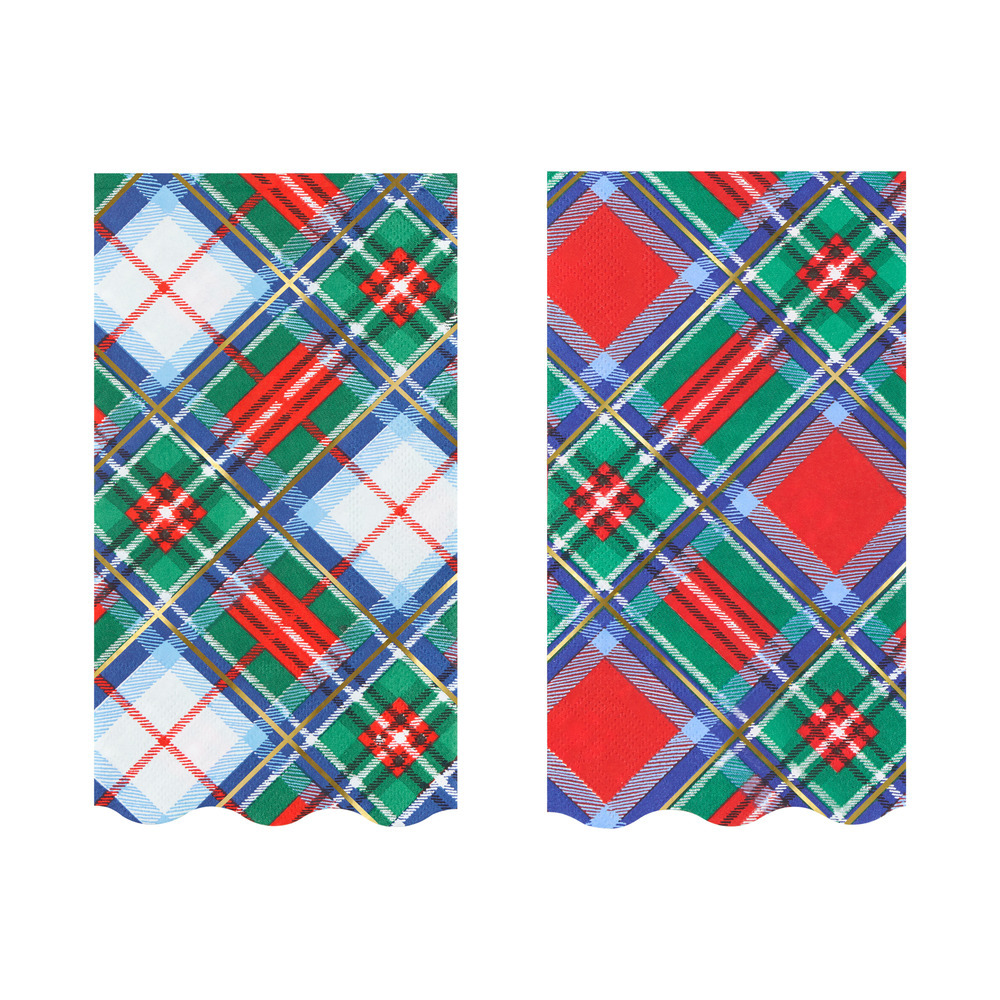 Picture of Plaid Mix Guest Towels (x 16)