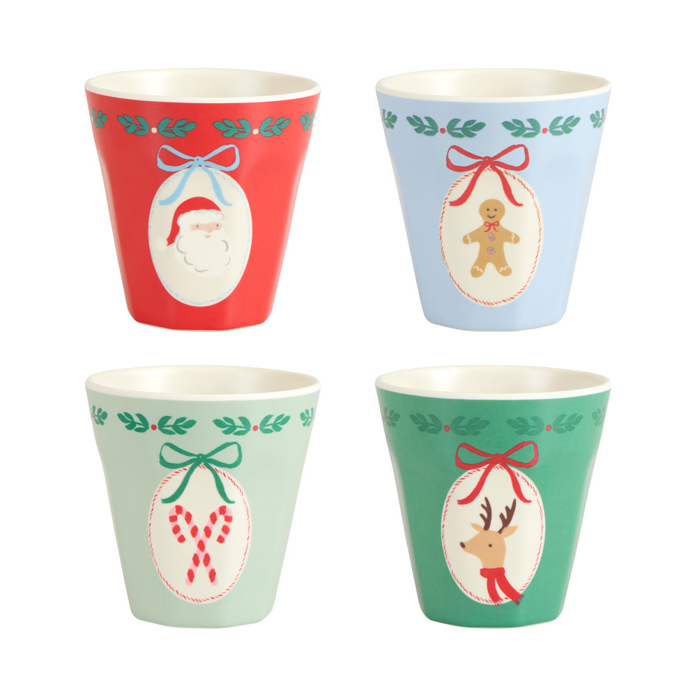 Picture of Jolly Christmas Reusable Cups (x 4)