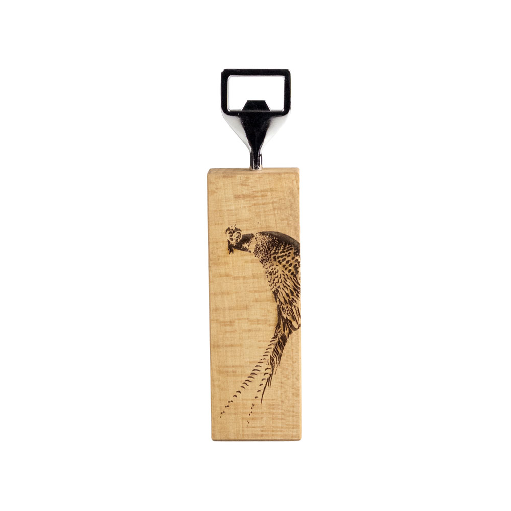 Picture of Beech Bottle Opener - Pheasant