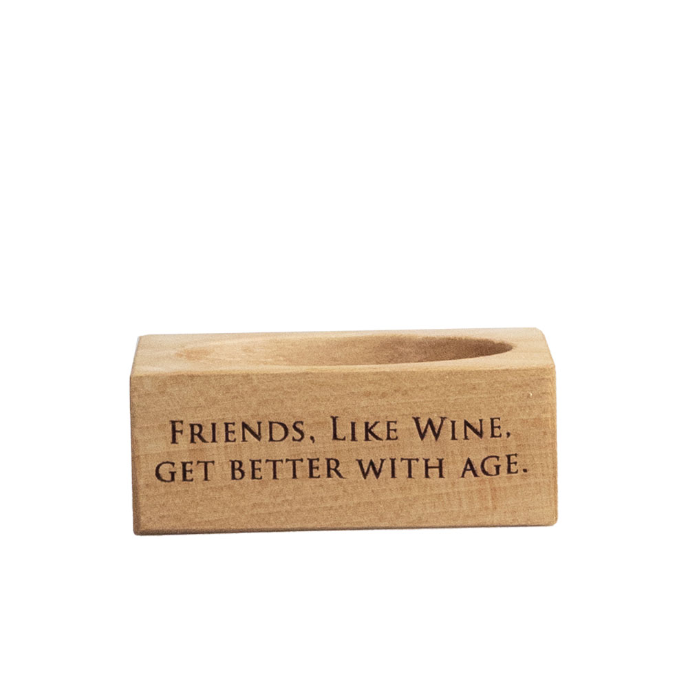 Picture of Beech Wine Bottle Coaster - Wine
