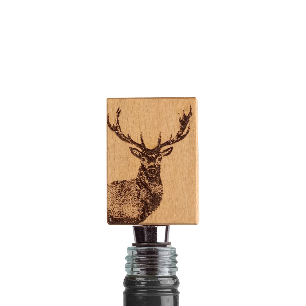 Picture of Beech Bottle Stopper - Monarch Stag