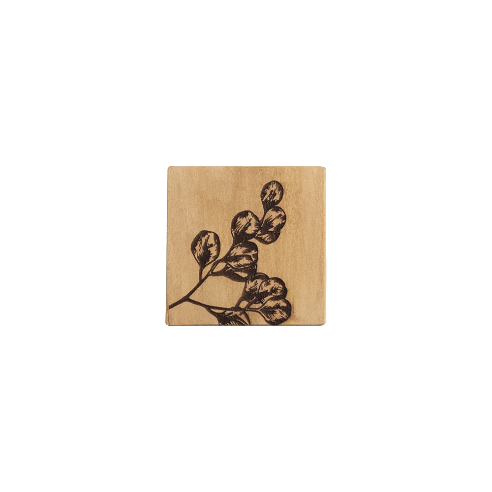 Picture of Beech Single Coaster - Flora