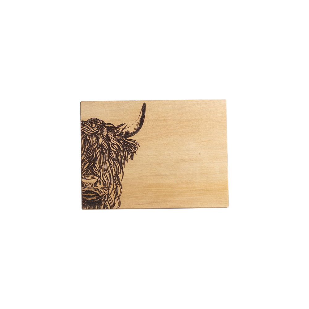 Picture of Beech Bar Board  - Highland Cow