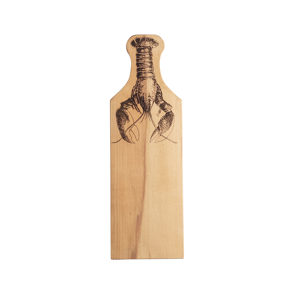Picture of Framed Beech Serving Board - Medium - Lobster