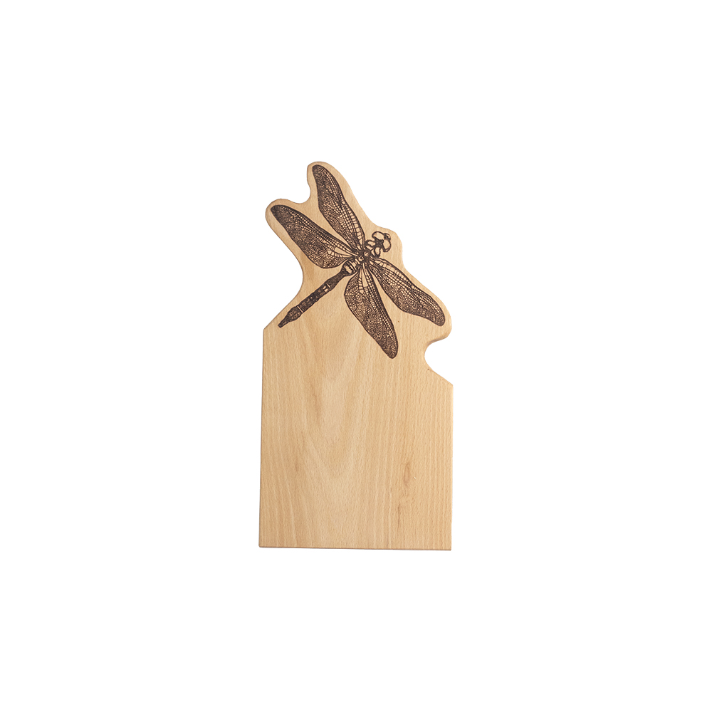 Picture of Framed Beech Serving Board - Small - Dragonfly