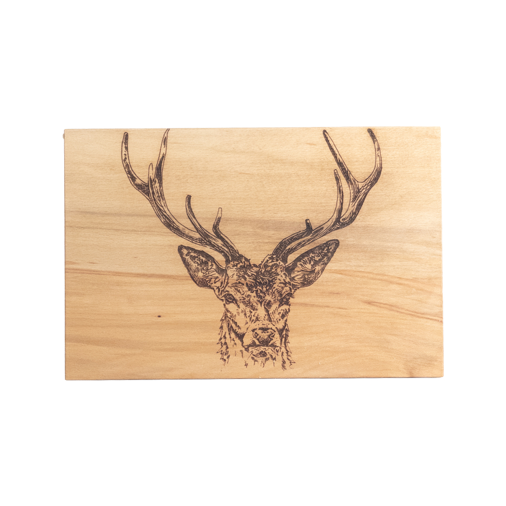 Picture of Beech Serving Board - 30cm - Stag Prince