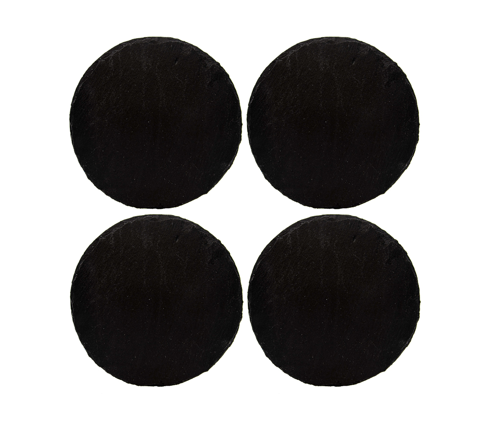 Picture of 4 Rnd Slate Coasters