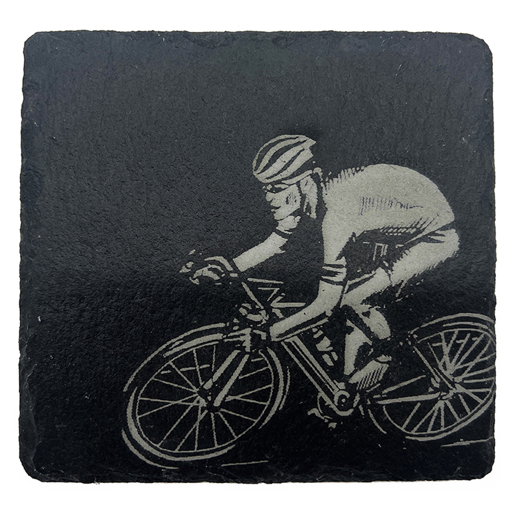 Picture of Single Slate Coaster - Cycling