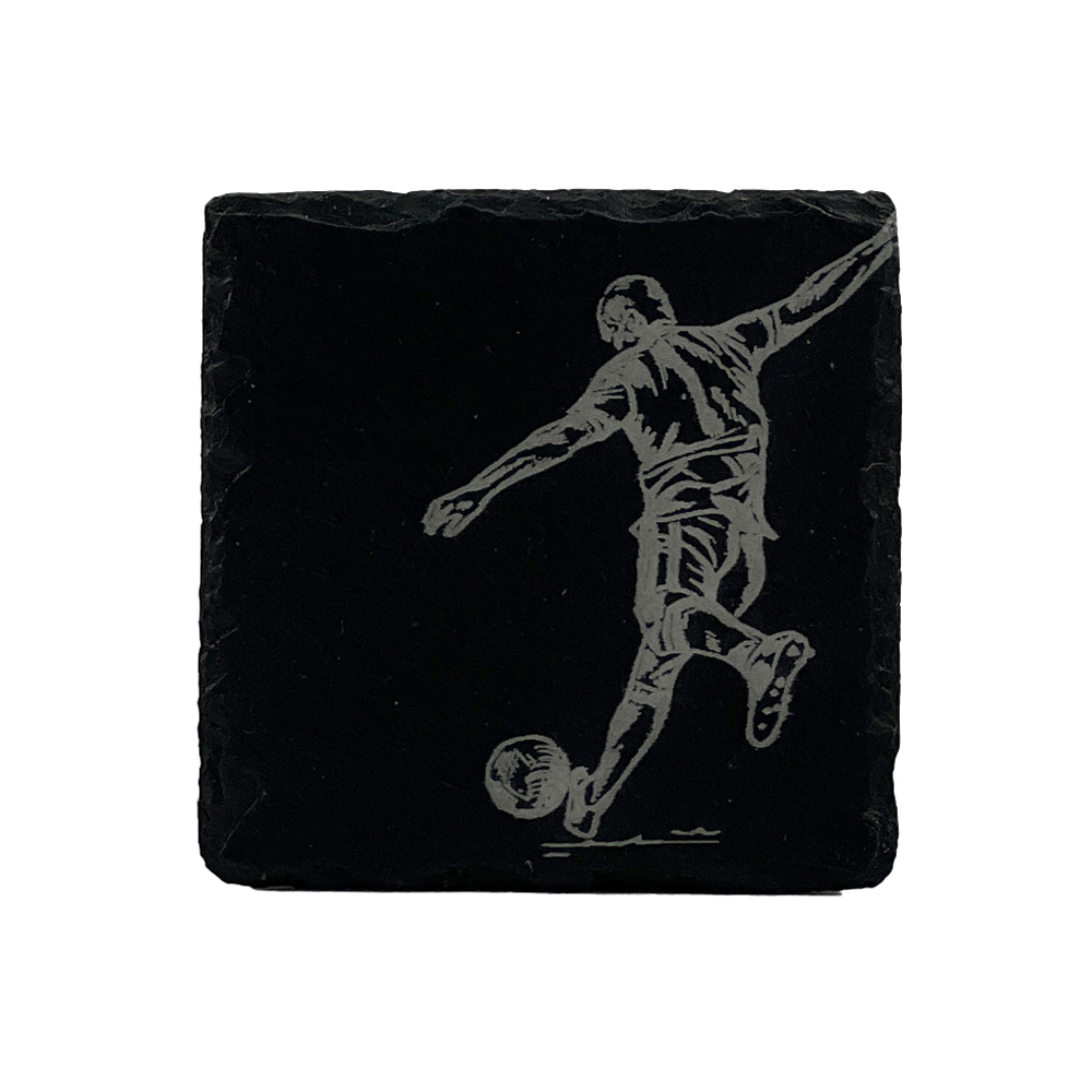 Picture of Single Slate Coaster - Football