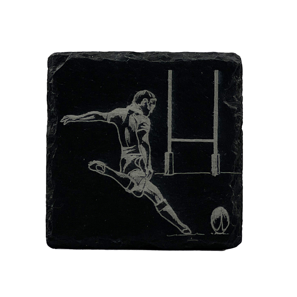 Picture of Single Slate Coaster - Rugby