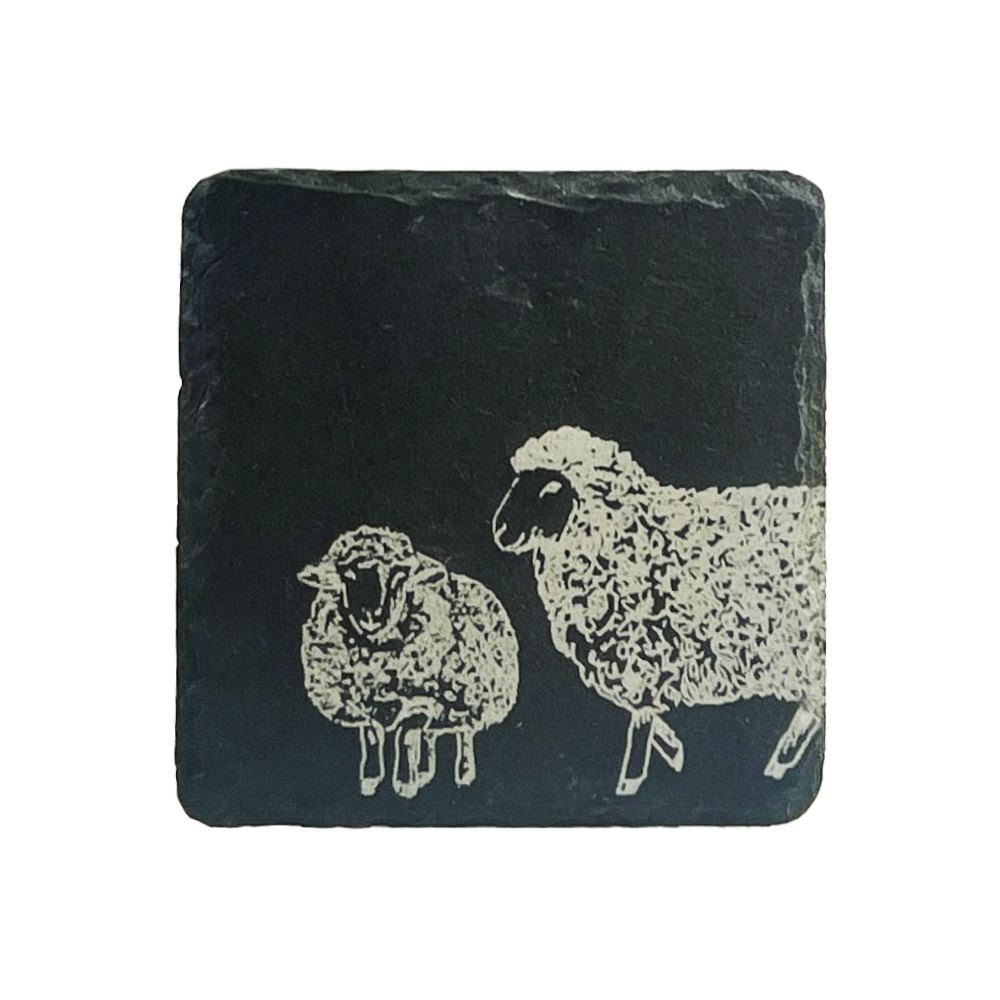 Picture of Single Slate Coaster - Sheep