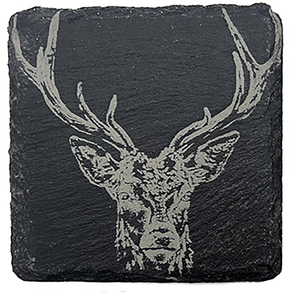 Picture of Single Slate Coaster - Stag Prince