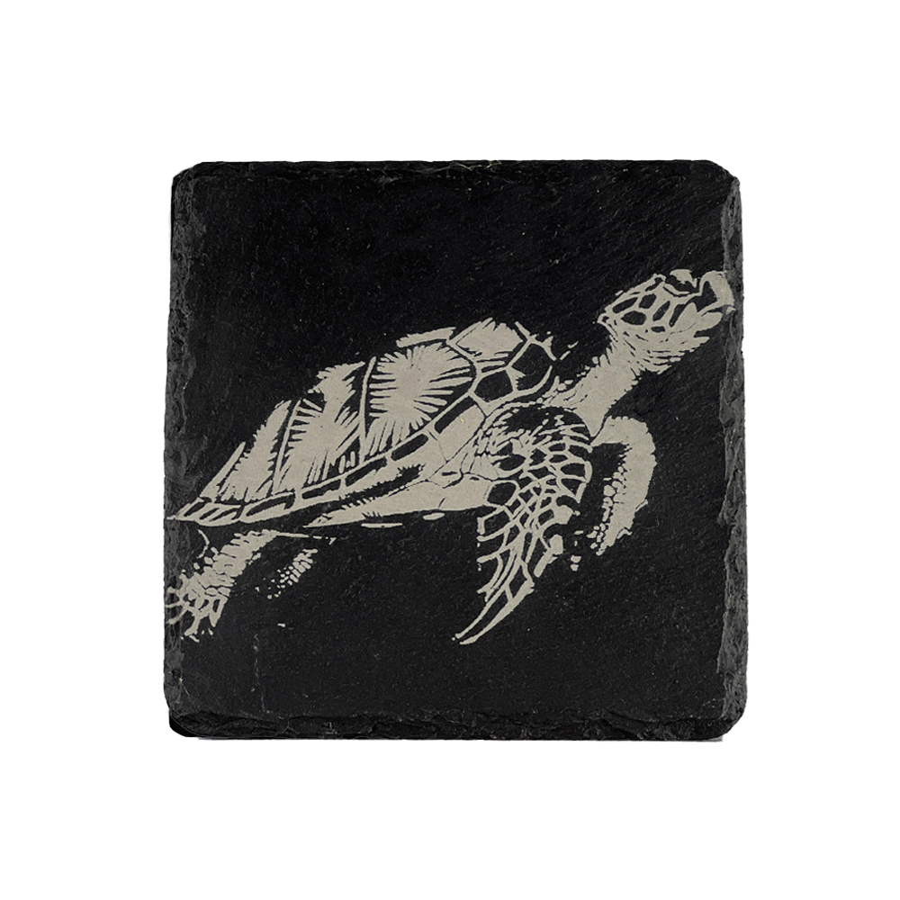 Picture of Single Slate Coaster - Turtle