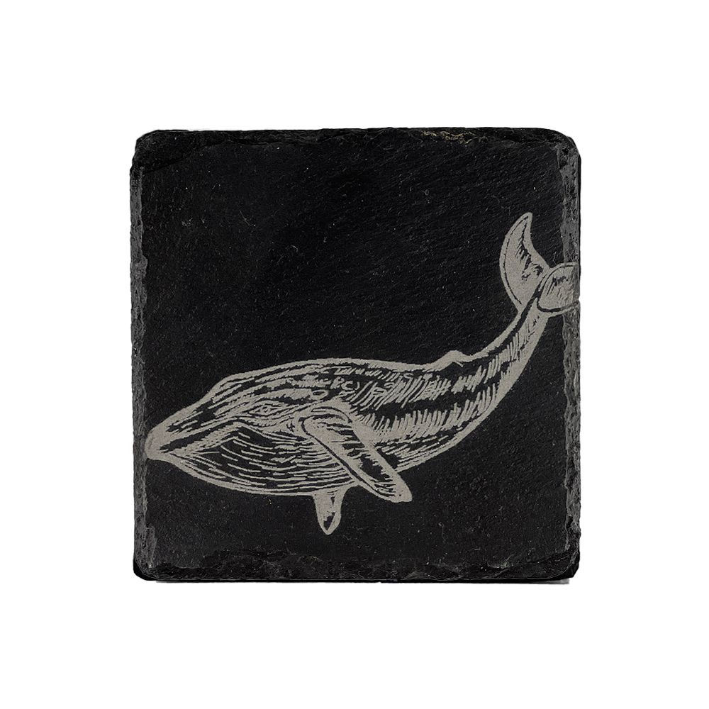 Picture of Single Slate Coaster - Whale