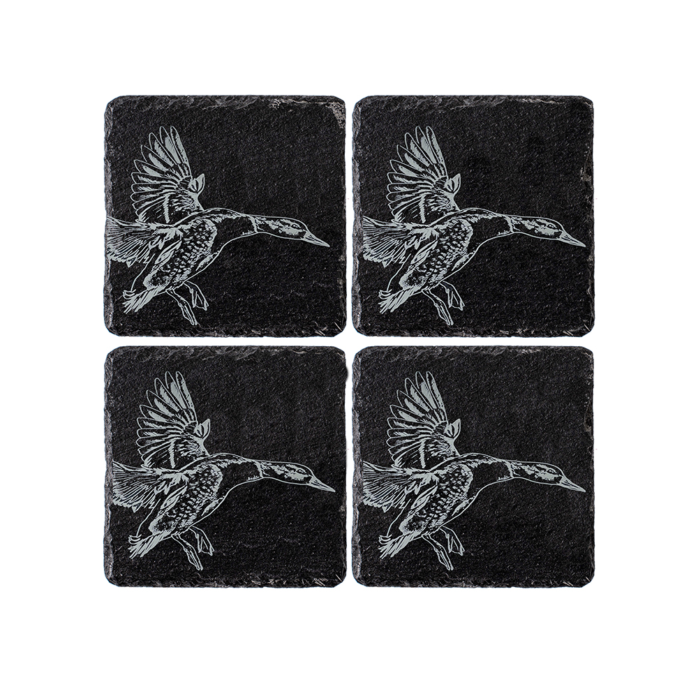 Picture of 4 Flying Duck Slate Coasters