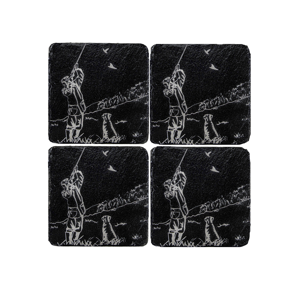 Picture of 4 Shooting Slate Coasters