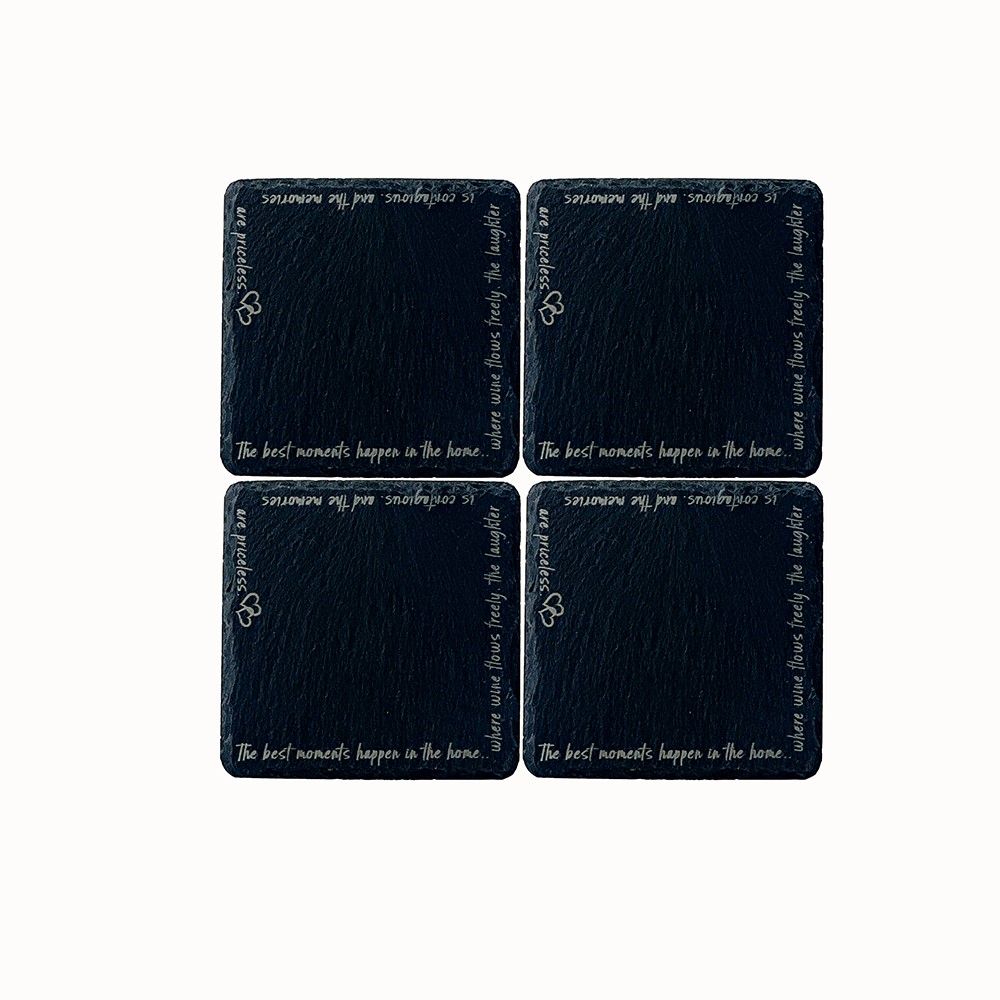 Picture of 4 Slate Coasters - The Best Moments