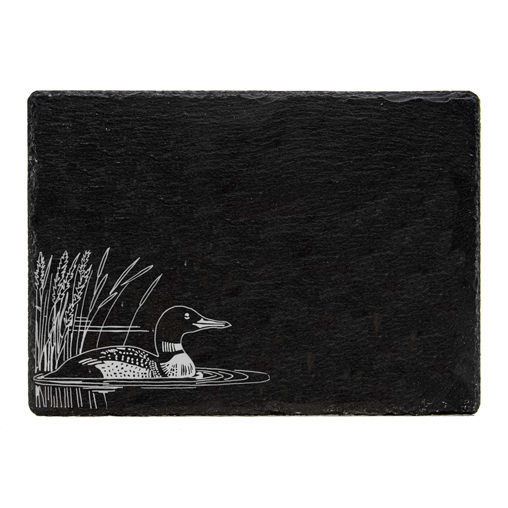 Picture of Slate Cheese Board - Loon Bird