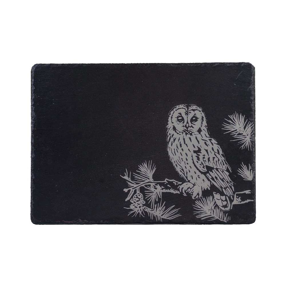 Picture of Slate Cheese Board - Tawny Owl