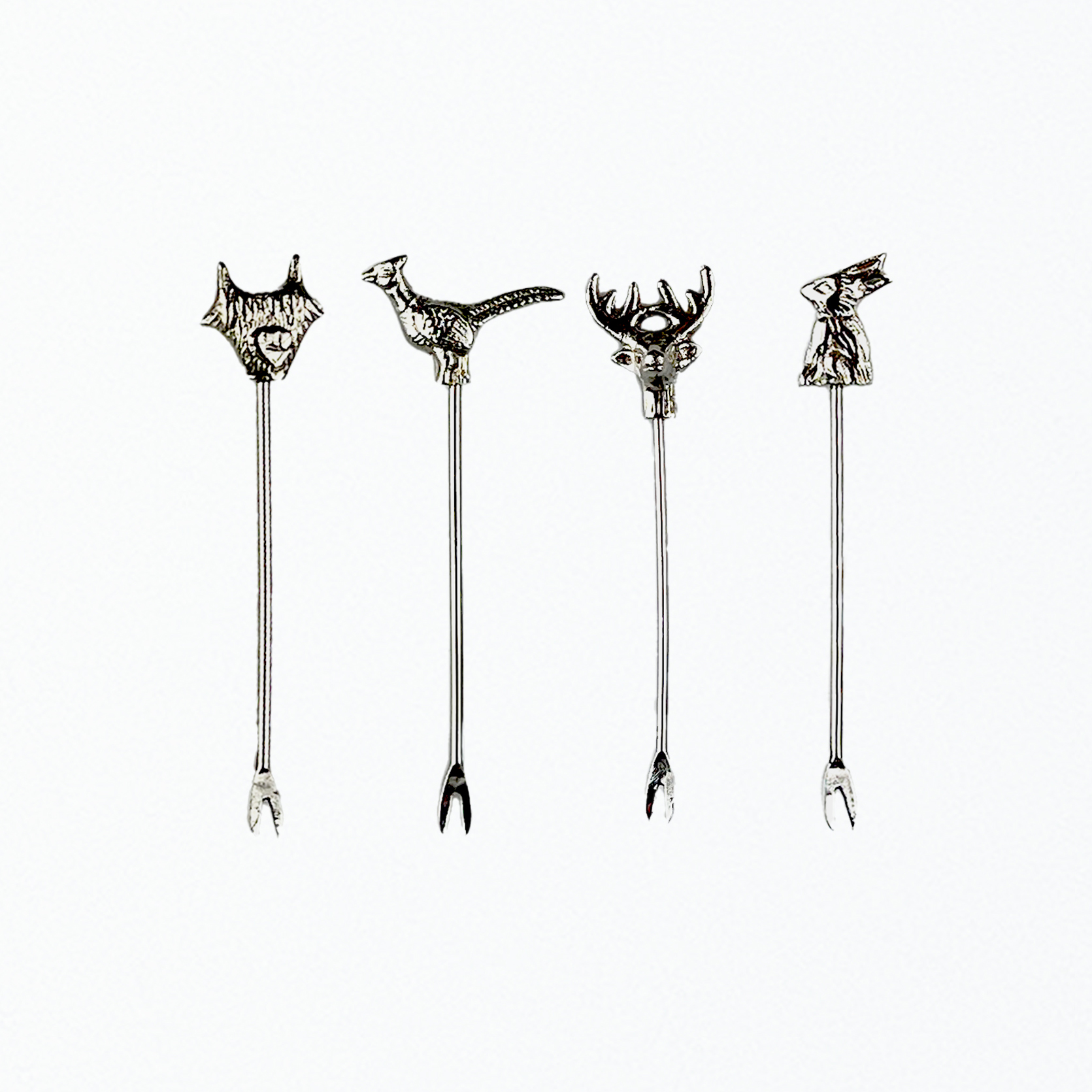 Picture of 4 Olive Picks - Country Animals