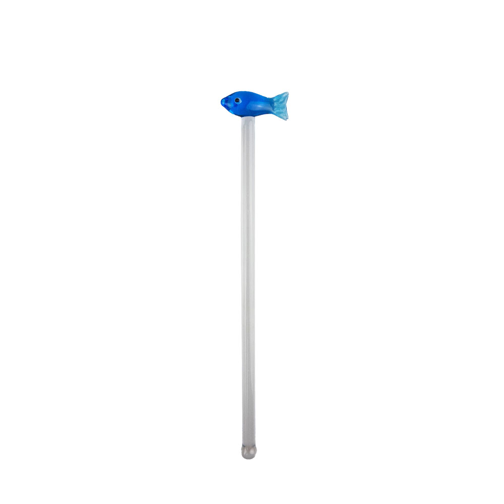 Picture of Glass Drinks Stirrer - Fish